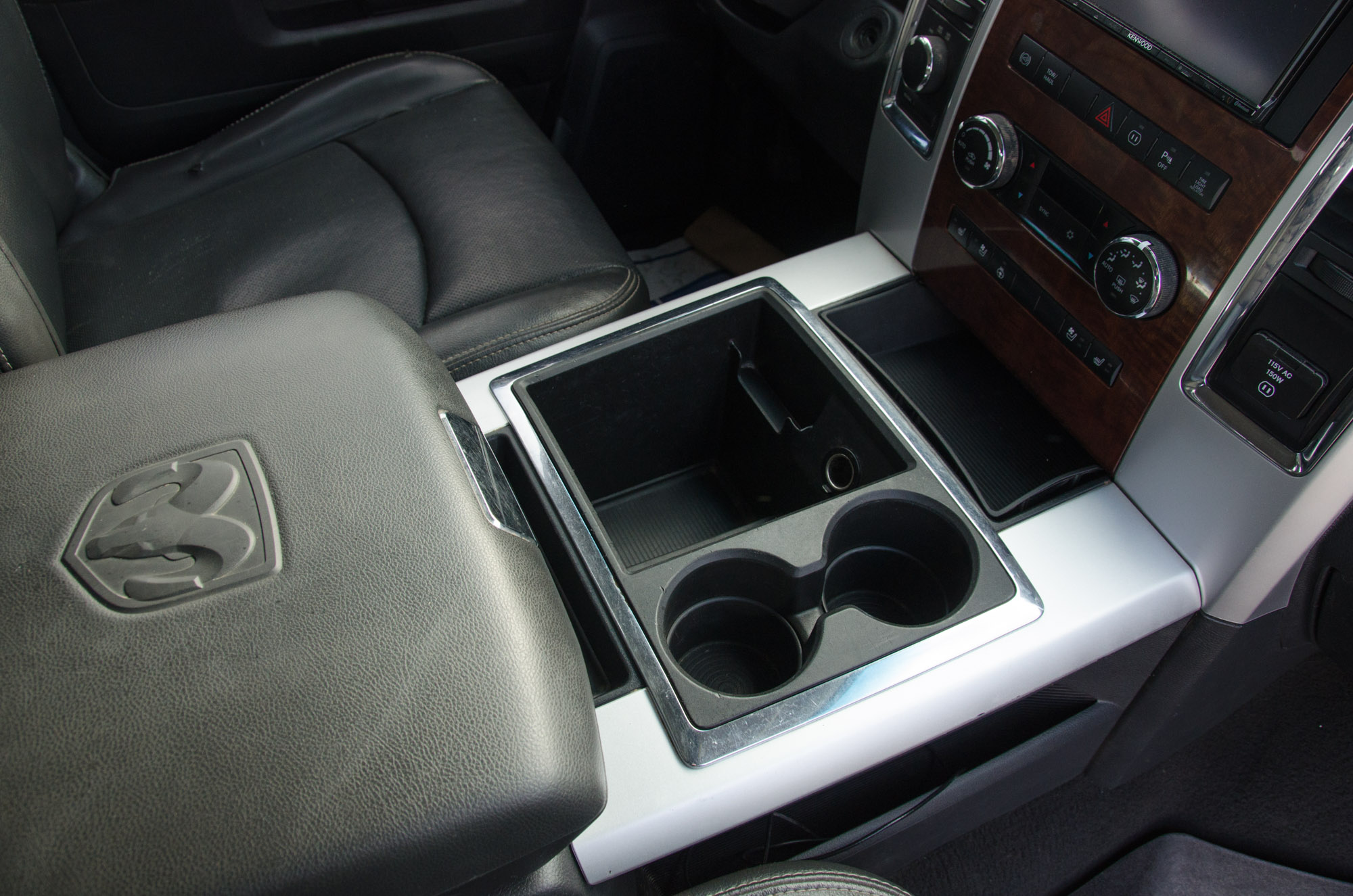 Vehicle interior after detailing at Taylor Body Shop